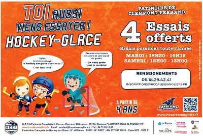 Le hockey sur glace ouvre ses portes aux enfants