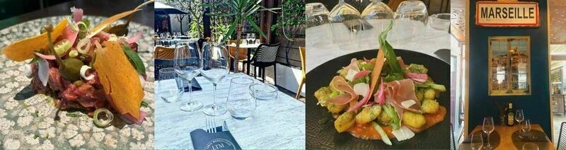 Déjeuner au restaurant de cuisine provençale "La Table Marseillaise" 