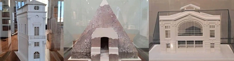Visite de l'exposition "L’art et la matière : maquettes marseillaises" 