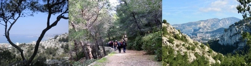 Randonnée racontée Collines du Roy d'Espagne : panorama, sablières, 