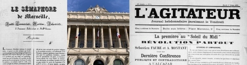 Balade commentée "La presse à Marseille 1760-1940" par Frédéric Legrand 