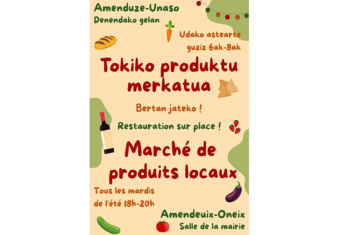 Marché de produits locaux