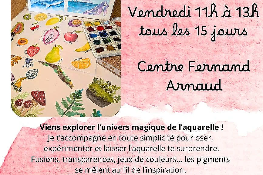 Cours d'aquarelle avec Valfantasy