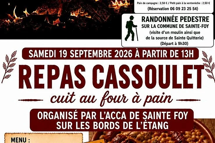 Repas cassoulet