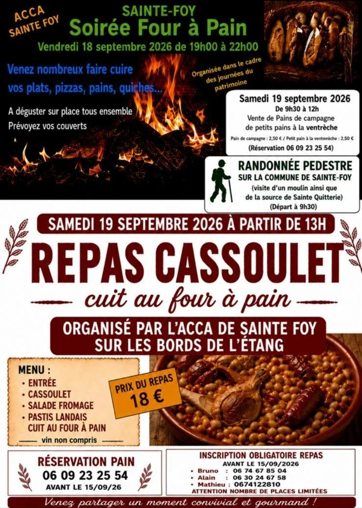 Repas cassoulet