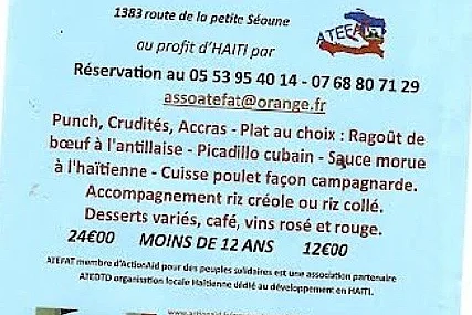 Déjeuner Champêtre au profit d'Haïti