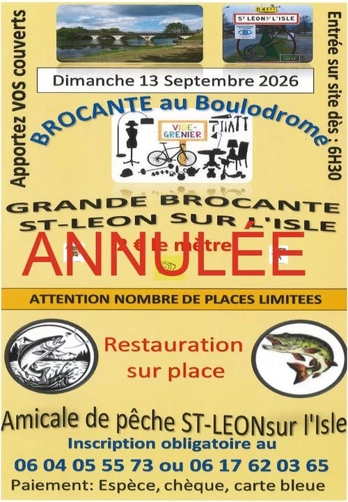 Vide grenier- ANNULÉ
