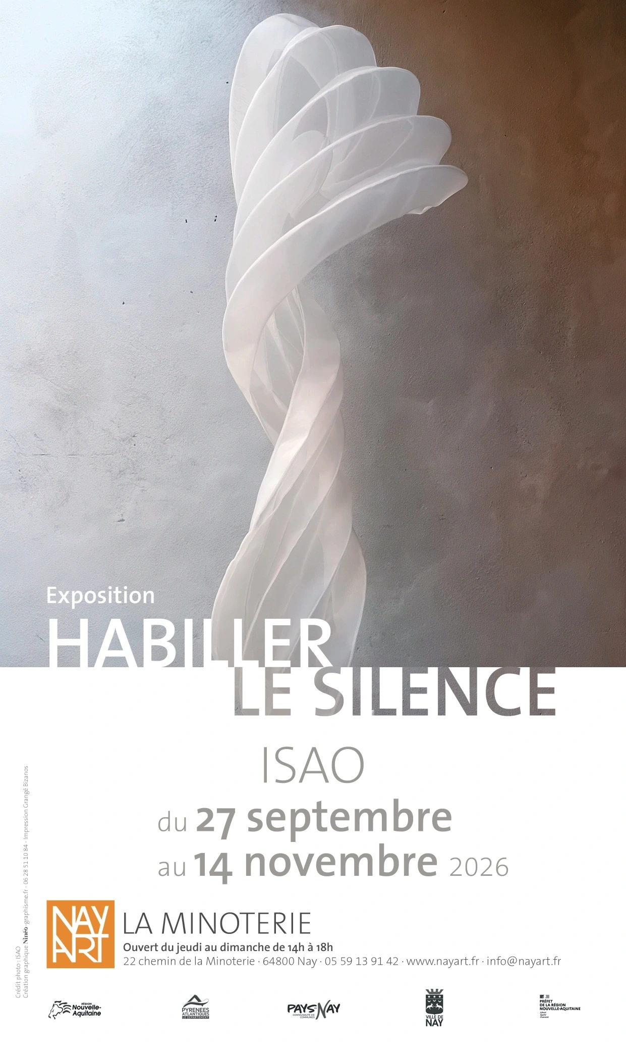 Exposition "Habiller le silence", Isao