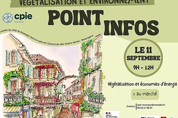 Point Infos végétalisation et environnement : économies d'énergies avec le CPIE