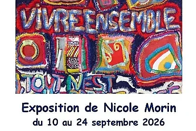 Exposition de Nicole Morin " Broder l'avenir "- Vieux Moulin