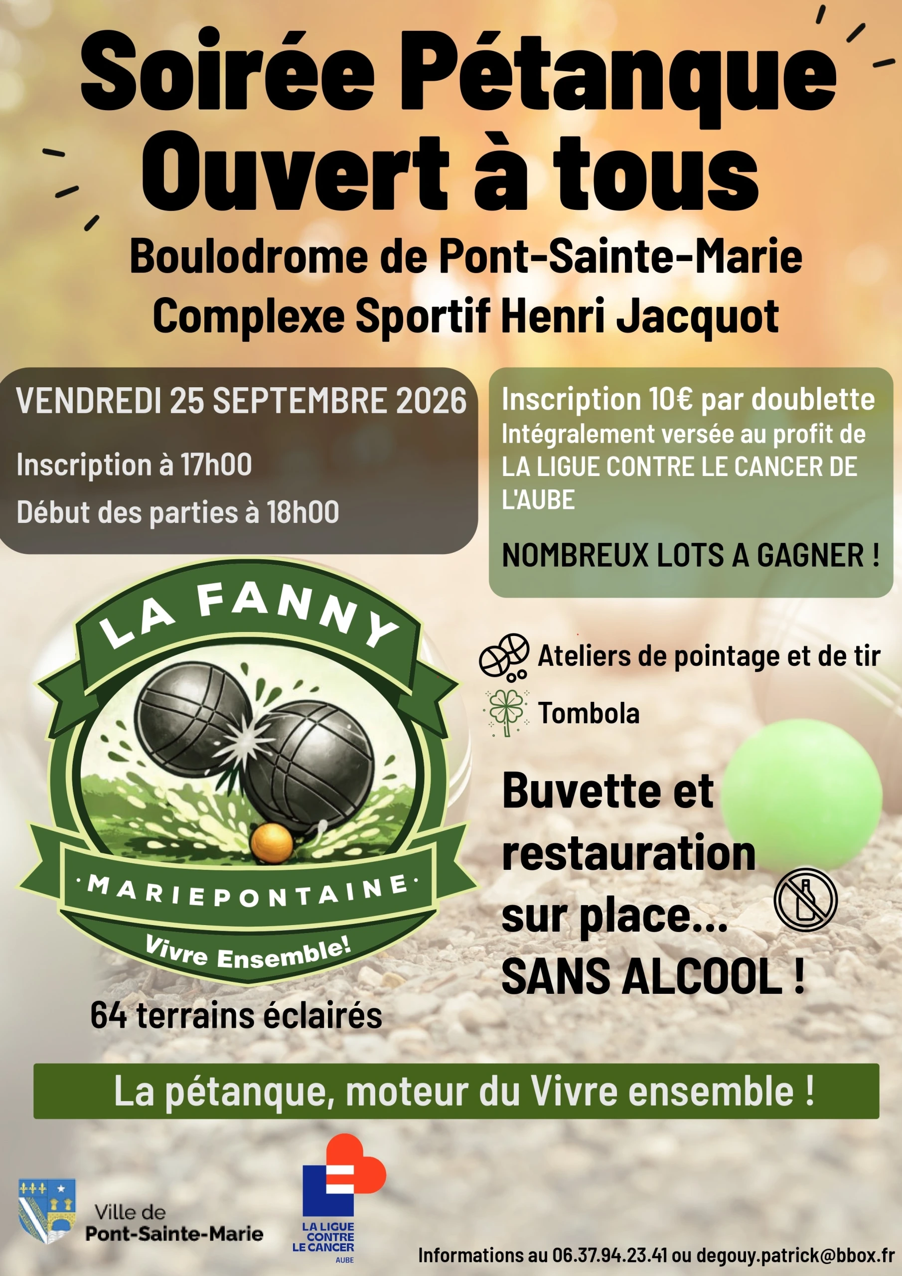 Soirée pétanque