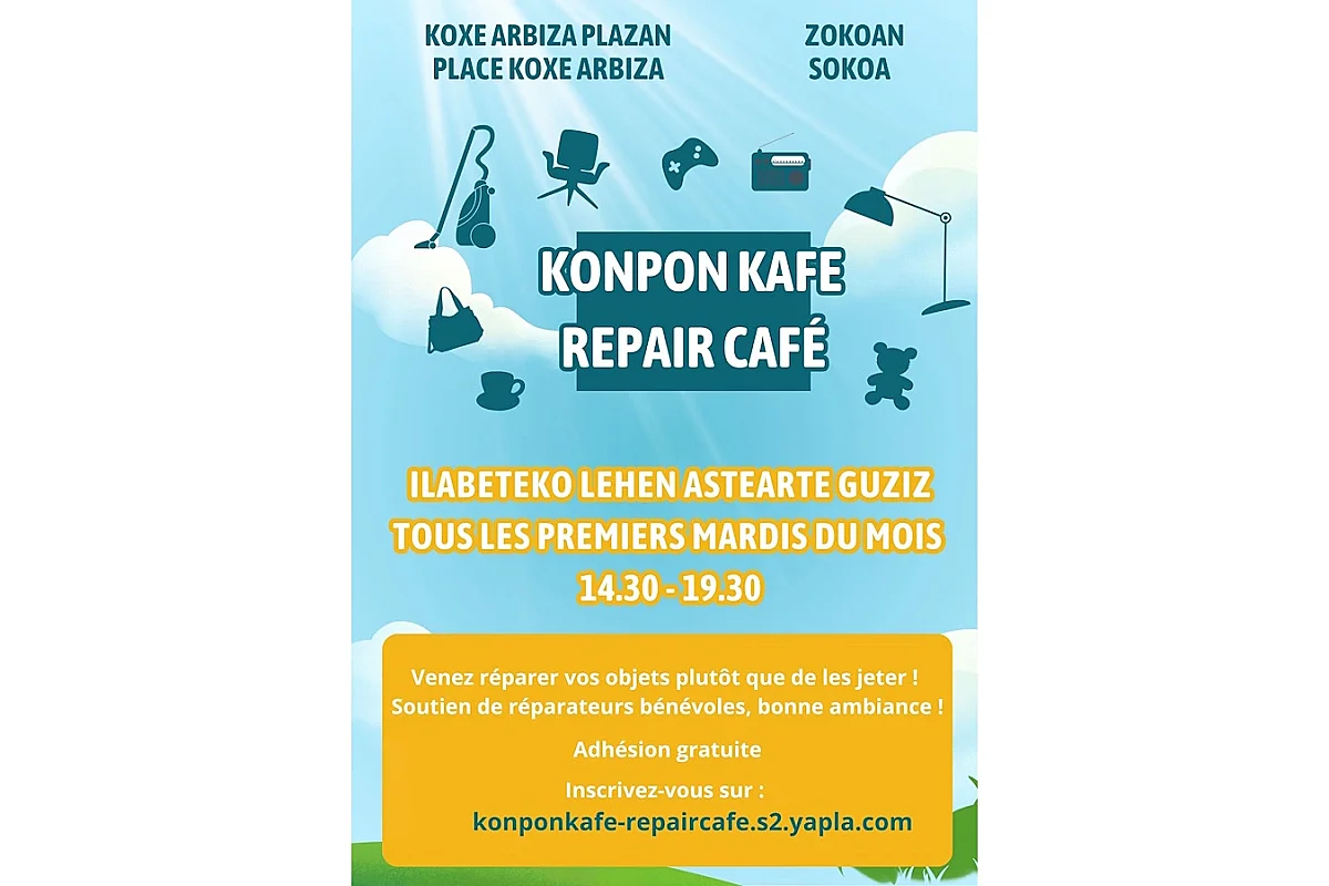 Le Konpon Kafe - Repair Cafe de Sokoa