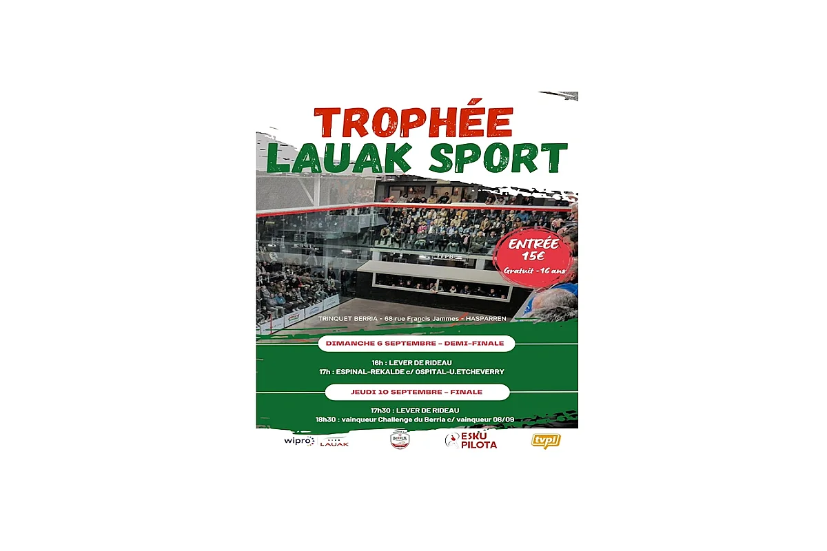 Trophée Lauak sport - Partie de pelote à main nue