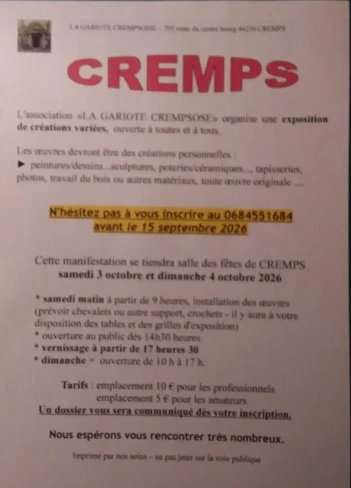 Automnales crempsoises « exposition »