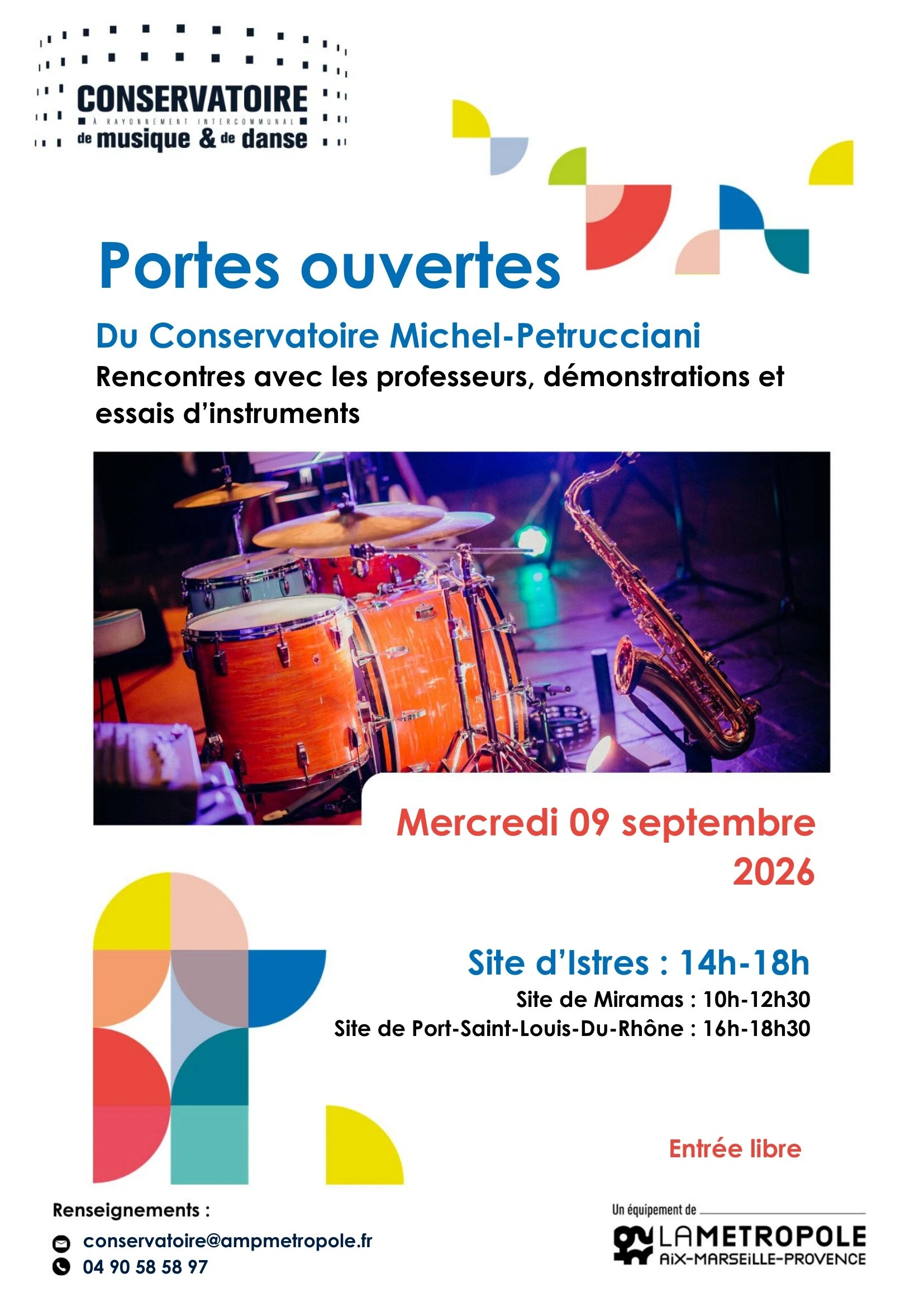 Portes Ouvertes du Conservatoire Michel Petrucciani