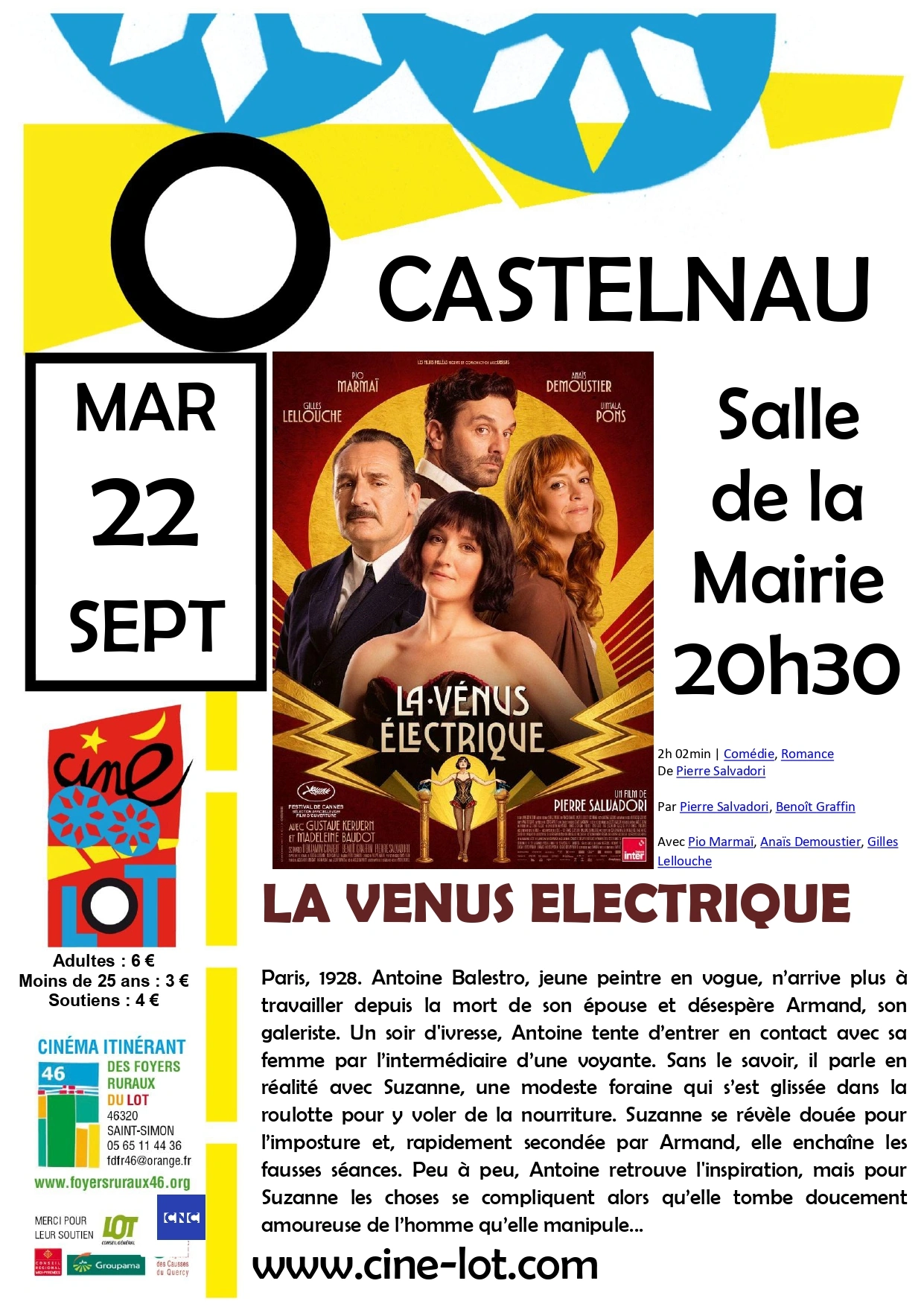 Ciné-Lot : "La venus électrique"