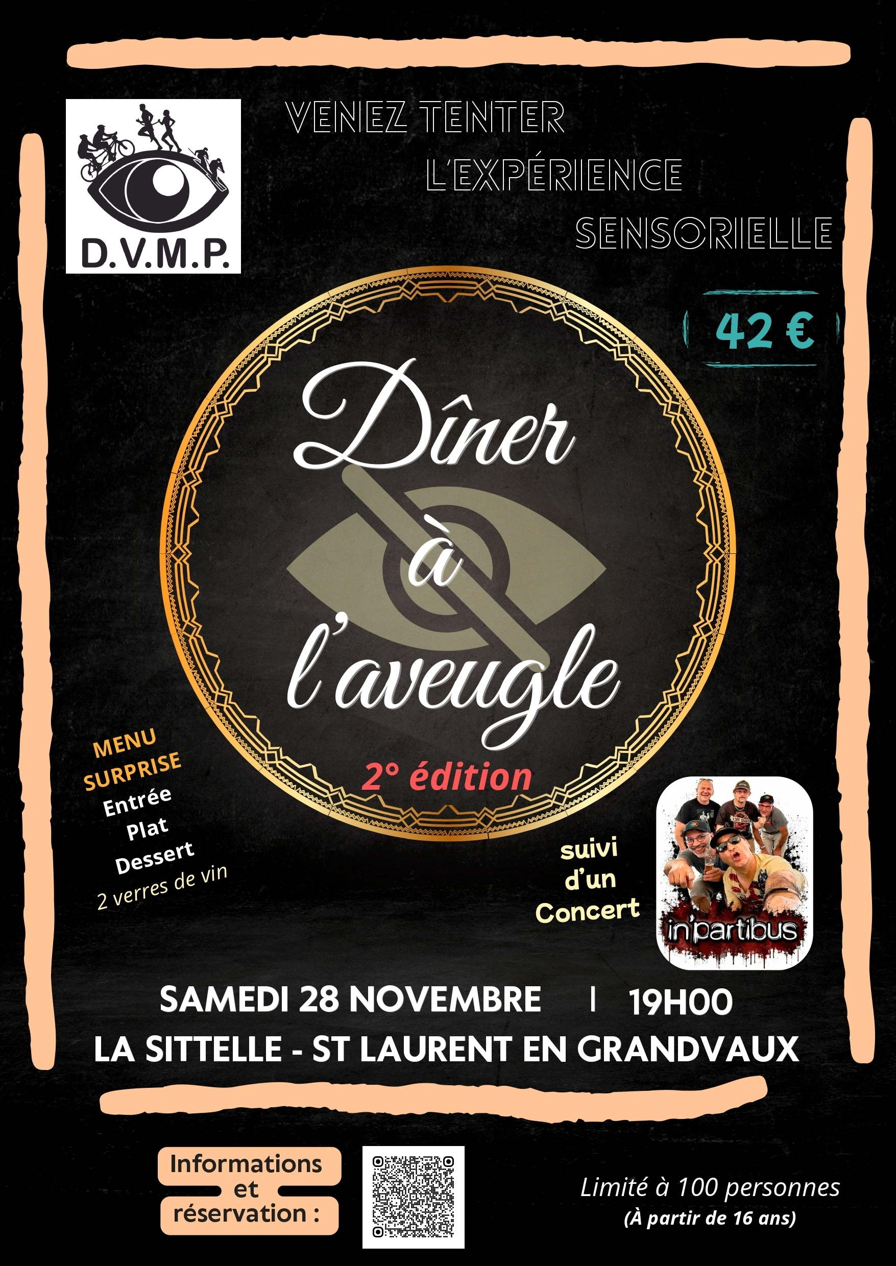 Dîner à l'aveugle - 2nde édition