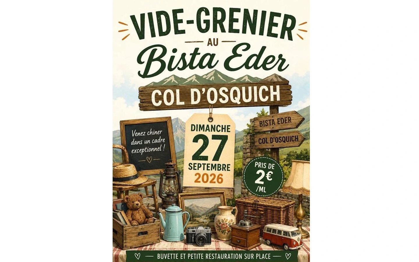 Les ateliers du Chaudron : vide-greniers
