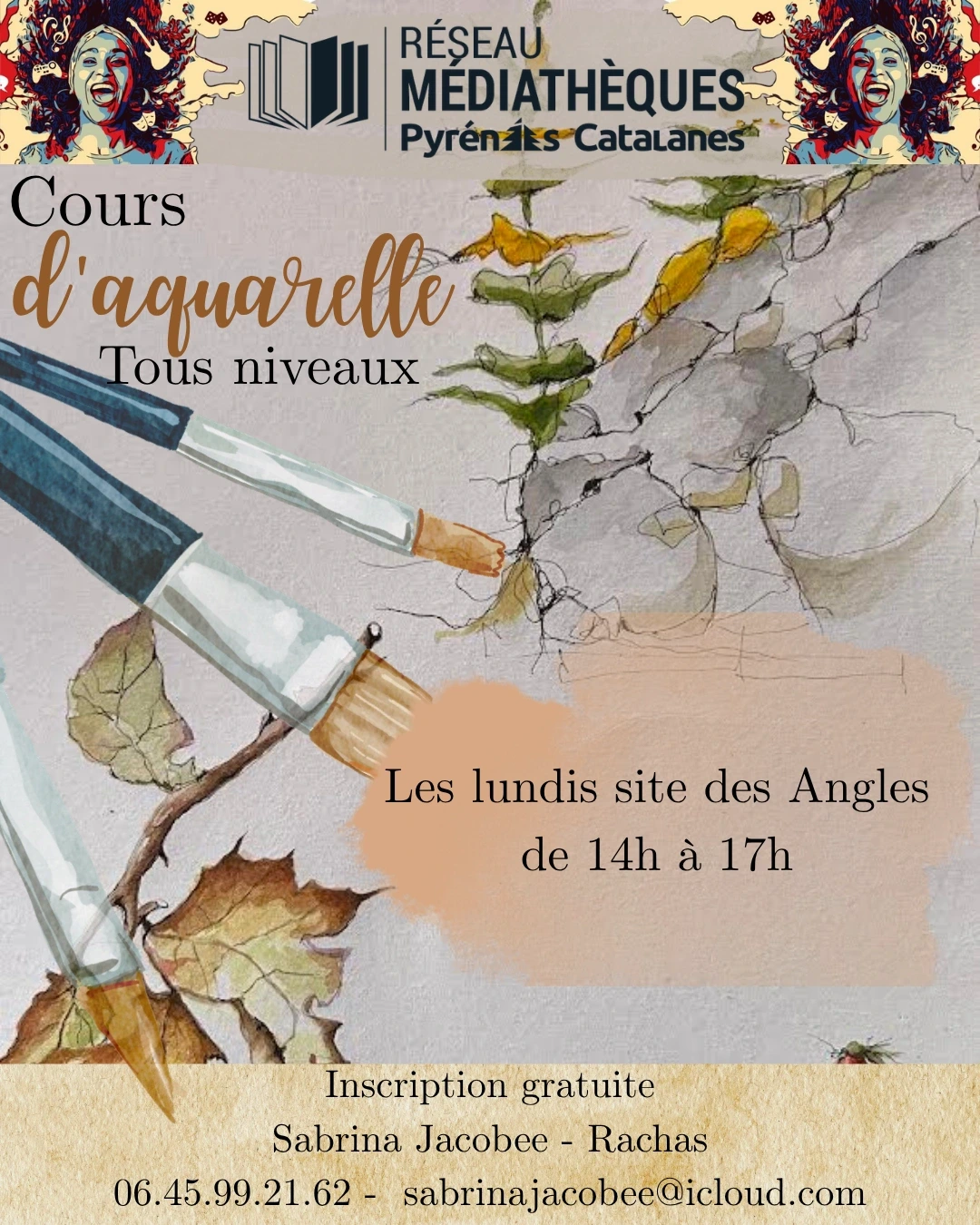 COURS D'AQUARELLE TOUS NIVEAUX