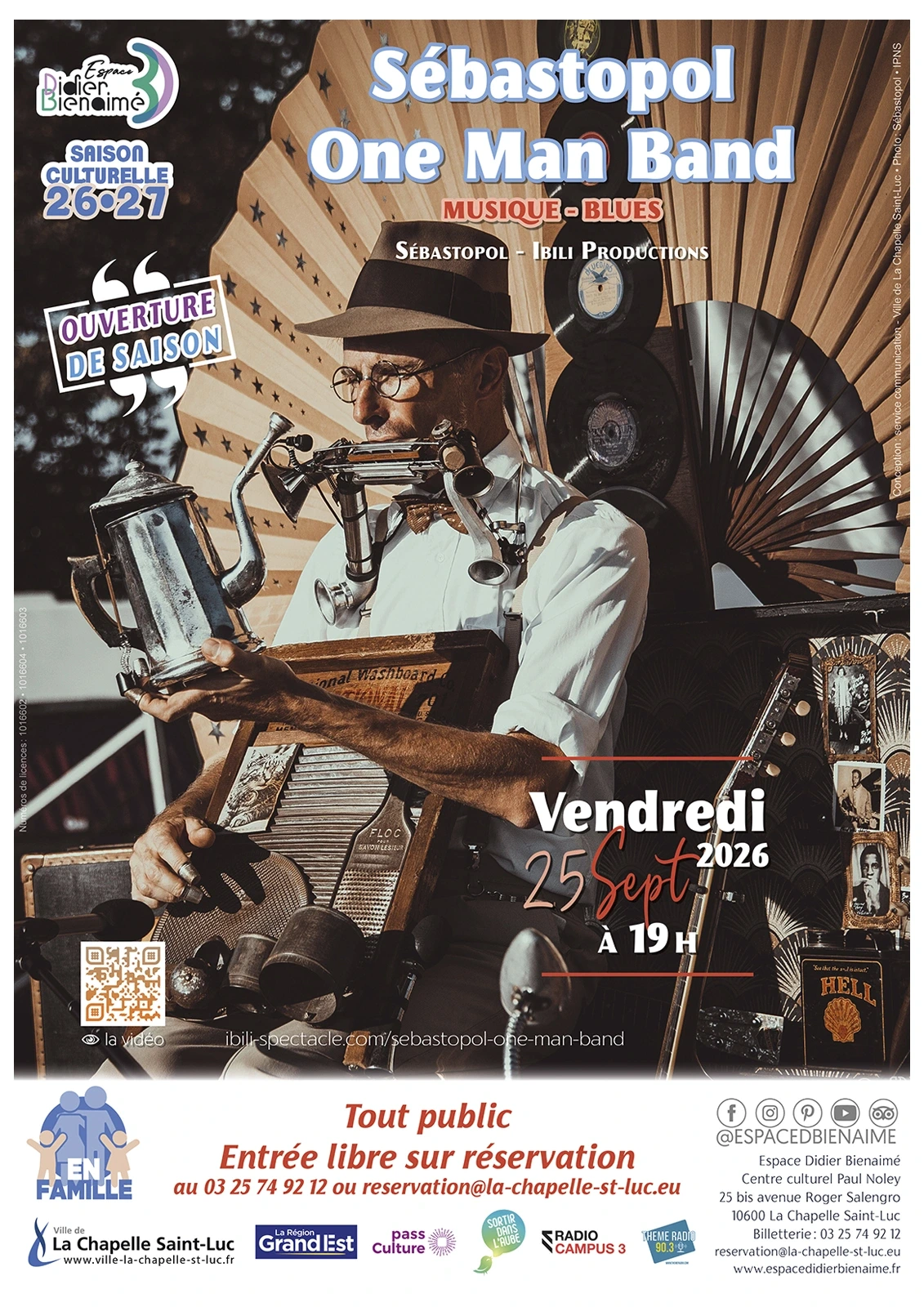 Sébastopol One Man Band – Ouverture de saison