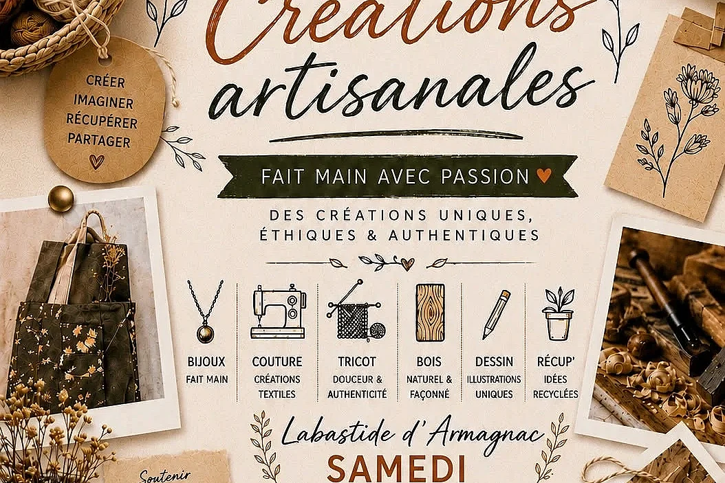 Marché de créations artisanales