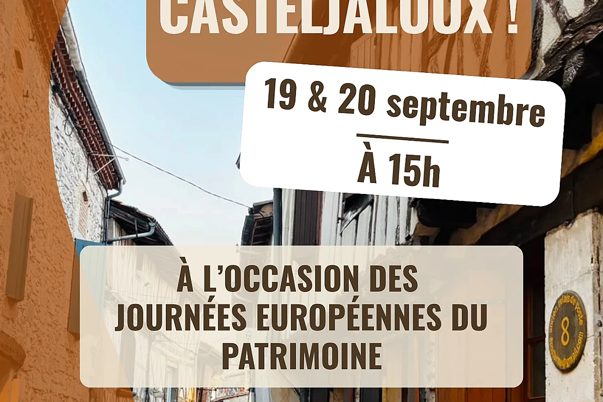 Journées Européennes du Patrimoine - Visite gratuite de Casteljaloux