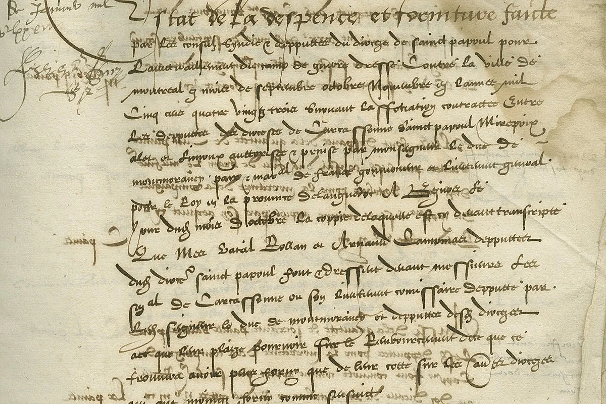 PALÉOGRAPHIE - NIVEAU INTERMÉDIAIRE