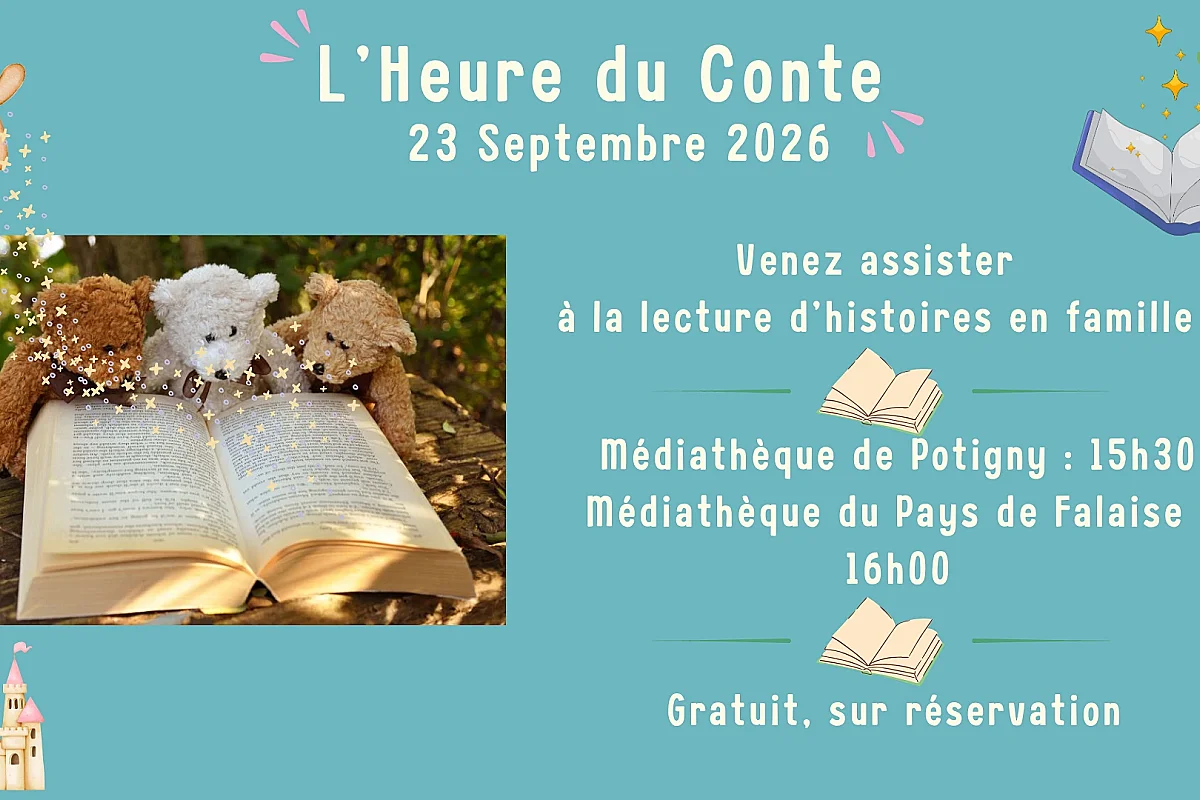 L'Heure du Conte à la Médiathèque de Potigny