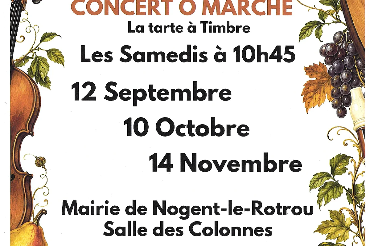 Concert Ô Marché - Novembre 2026