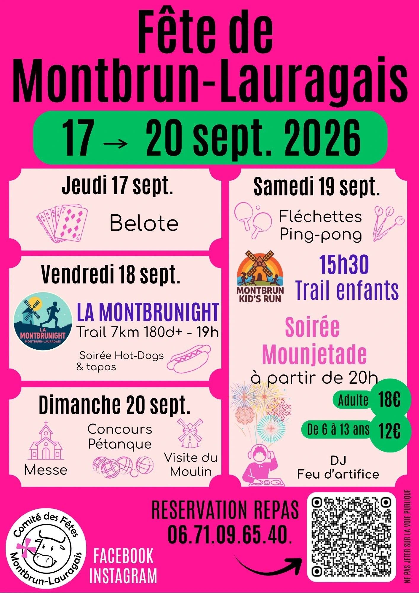 QUATRE JOURS DE FÊTE À MONTBRUN-LAURAGAIS