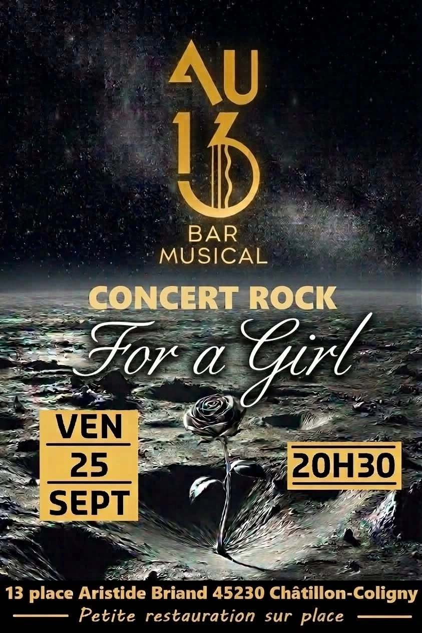 Concert rock "For a girl"