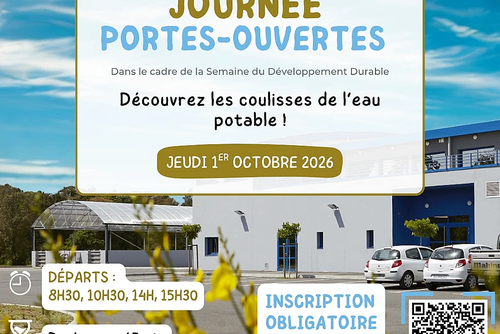 Journée portes-ouvertes : les coulisses de l'eau potable