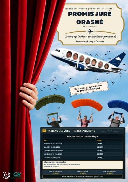 Théâtre "Promis, Juré Crashé"