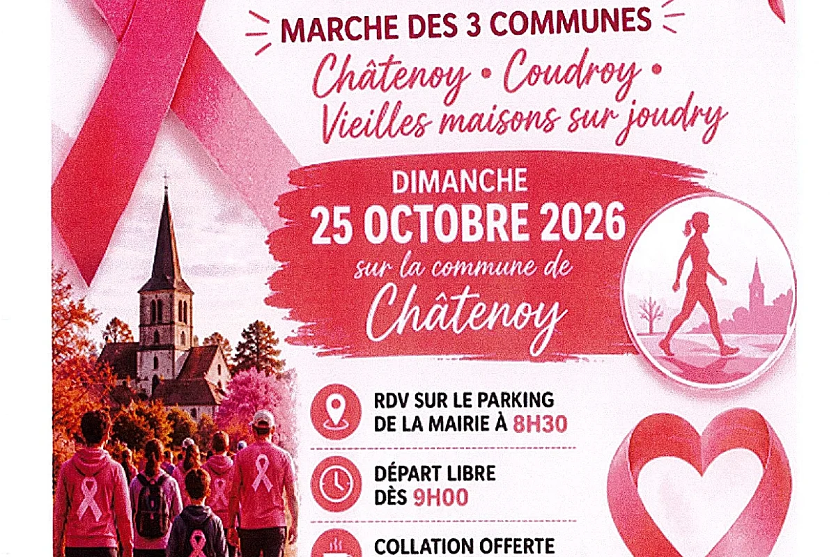 Marche des 3 communes - octobre rose