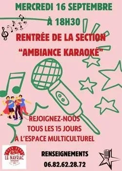 Ambiance Karoké au Nayrac