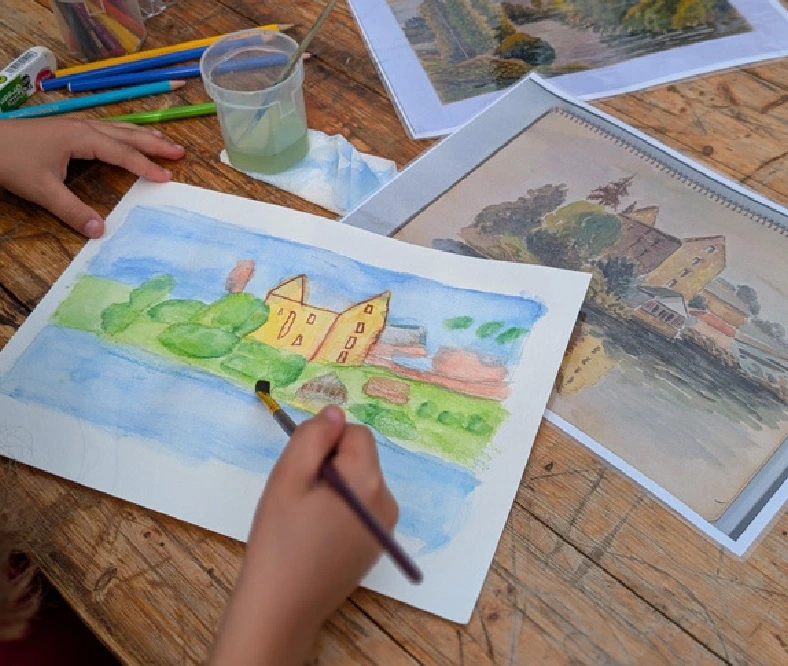 Atelier ARCHIPAT 6/12 ans "SAISON : PAYSAGES" : Au musée