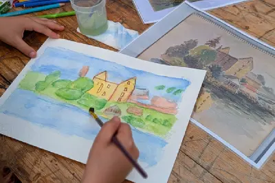 Atelier ARCHIPAT 6/12 ans "SAISON : PAYSAGES" : Au musée