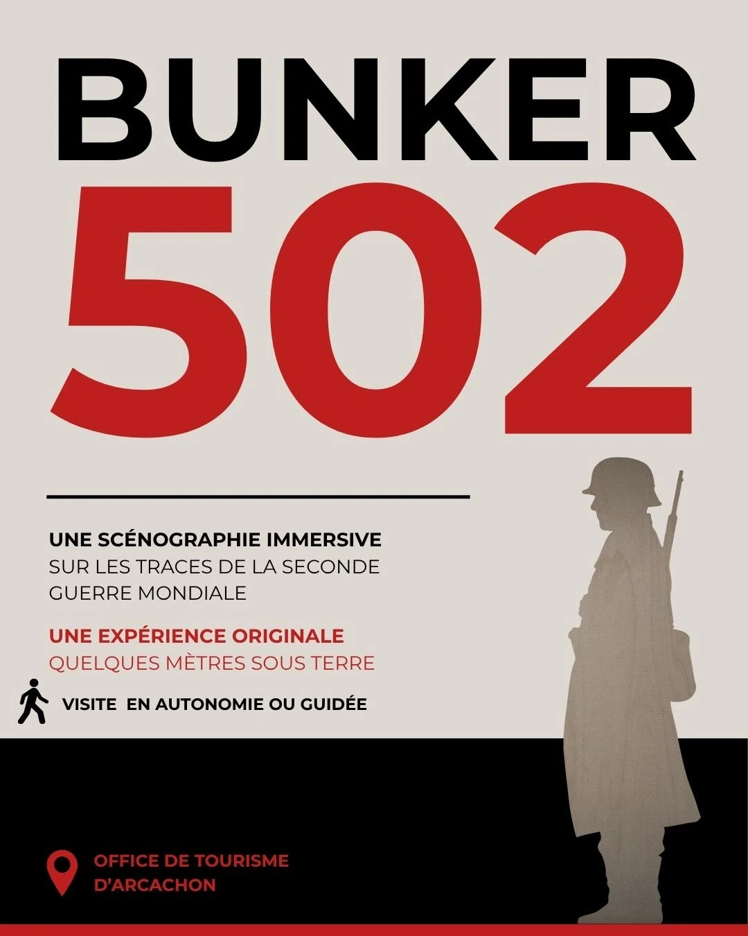 Visite Guidée du Bunker : Code 502, l'expérience souterraine d'Arcachon