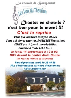 Reprise des répétitions des Voix du Thaurion