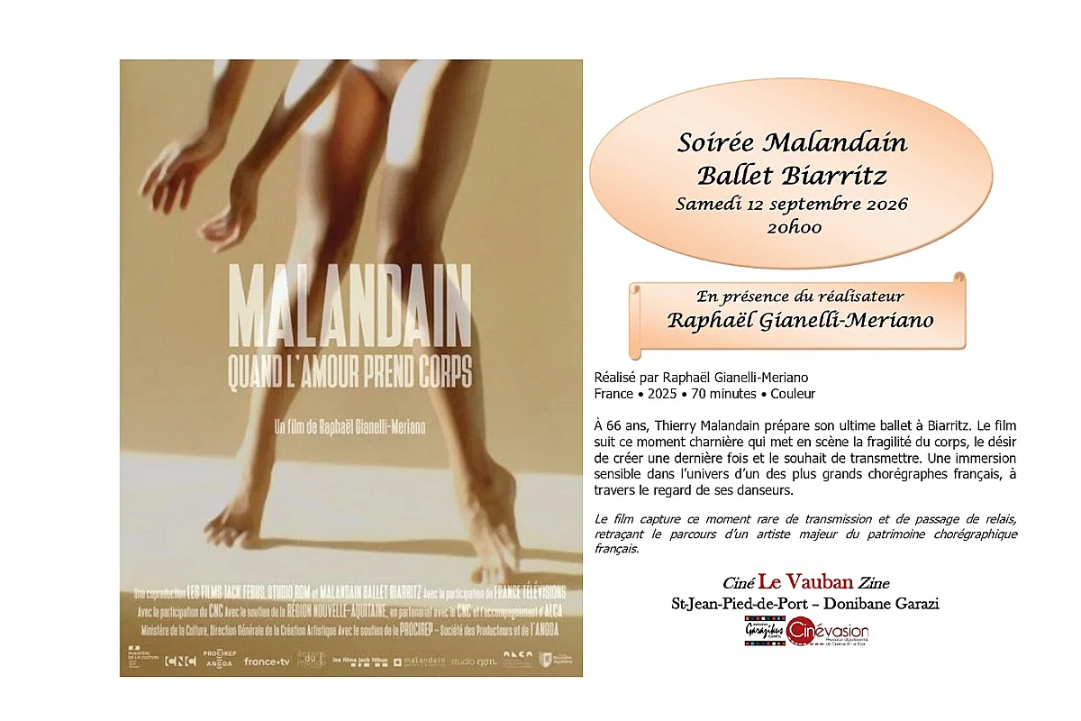 Ciné rencontre "Malandain" avec le réalisateur