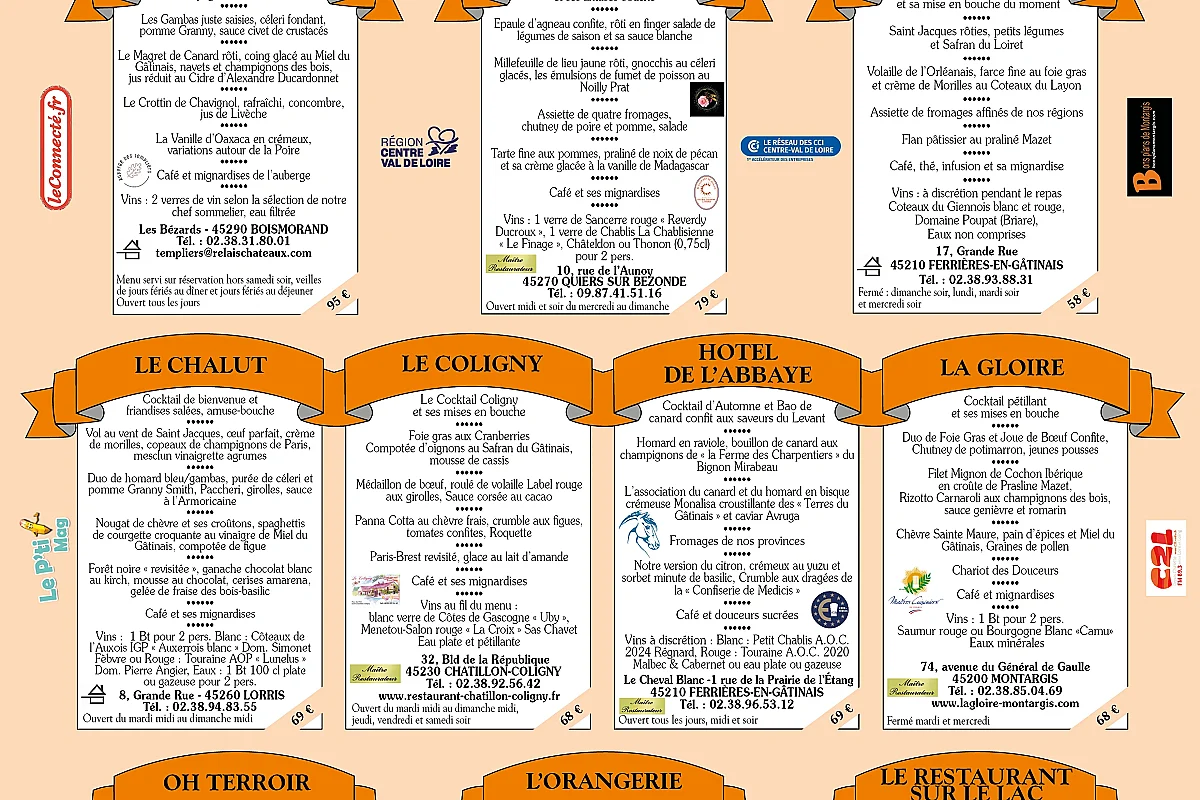 39ème Mois de la Gastronomie dans le Montargois