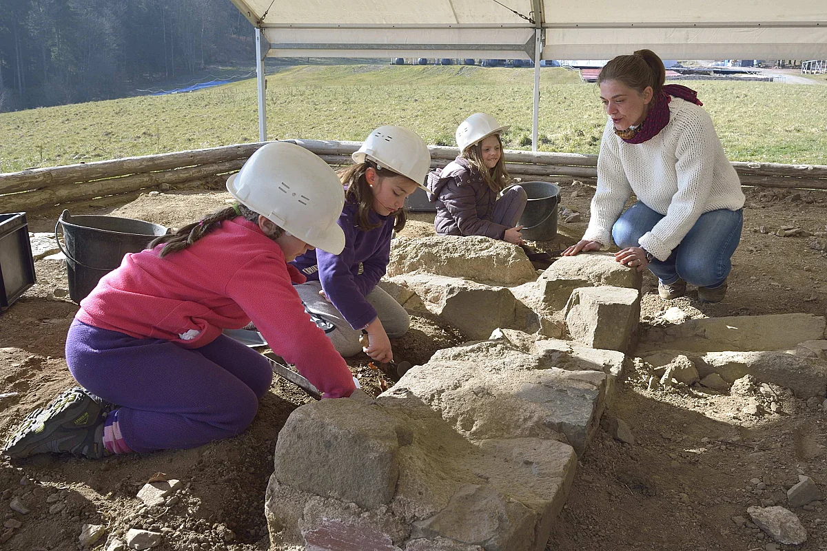 Atelier archéo à Bibracte