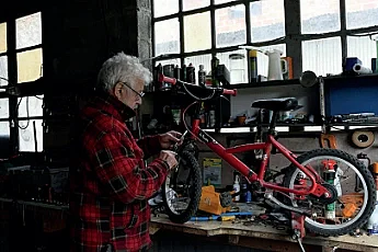 Festival Résurgence X : Gilles, les vélos et les migrants