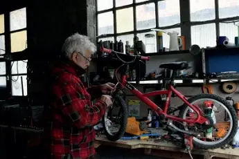 Festival Résurgence X : Gilles, les vélos et les migrants