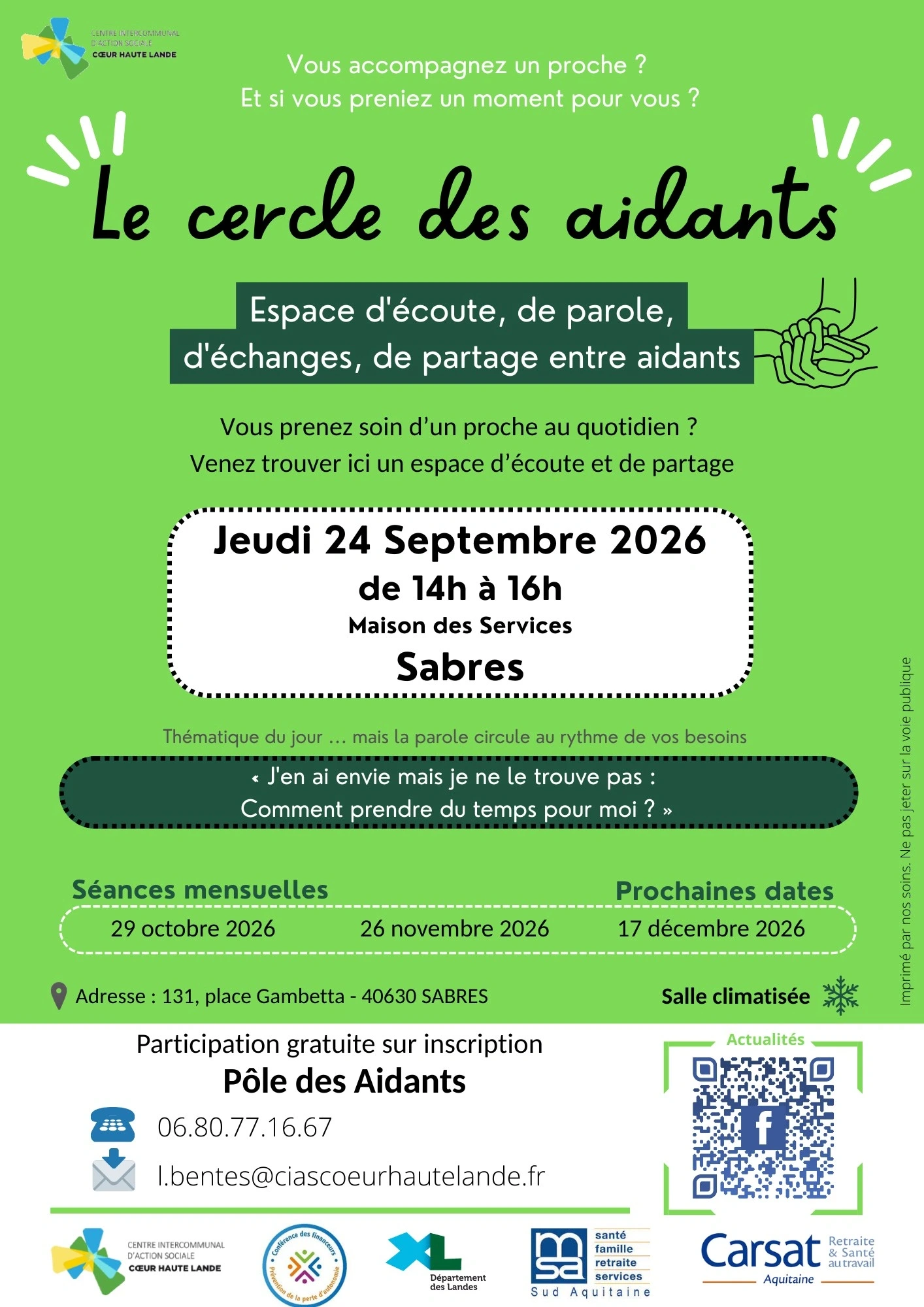 Cercle des aidants