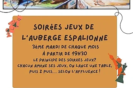 L'Auberge Espalionne - Soirée jeux