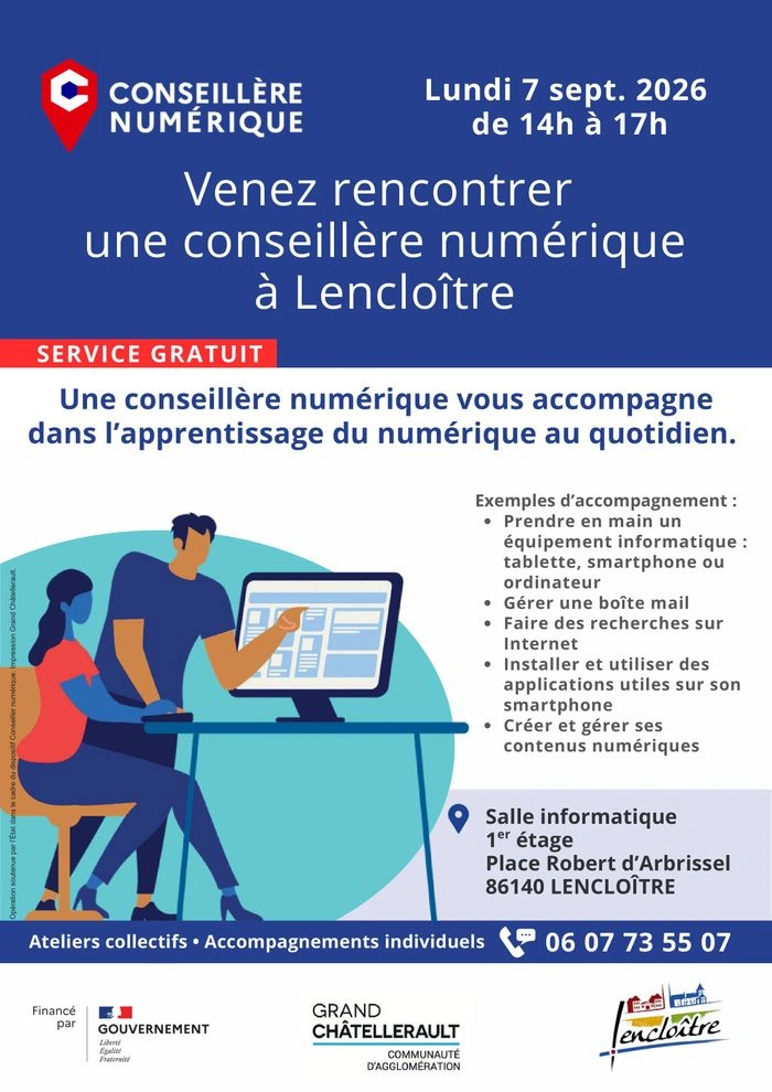 Venez rencontrer une conseillère numérique