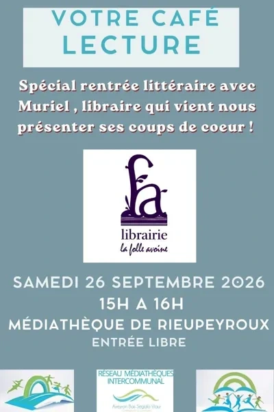 Café Lecture spécial rentrée littéraire