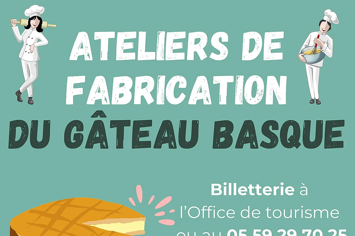 Ateliers de fabrication de gâteau basque