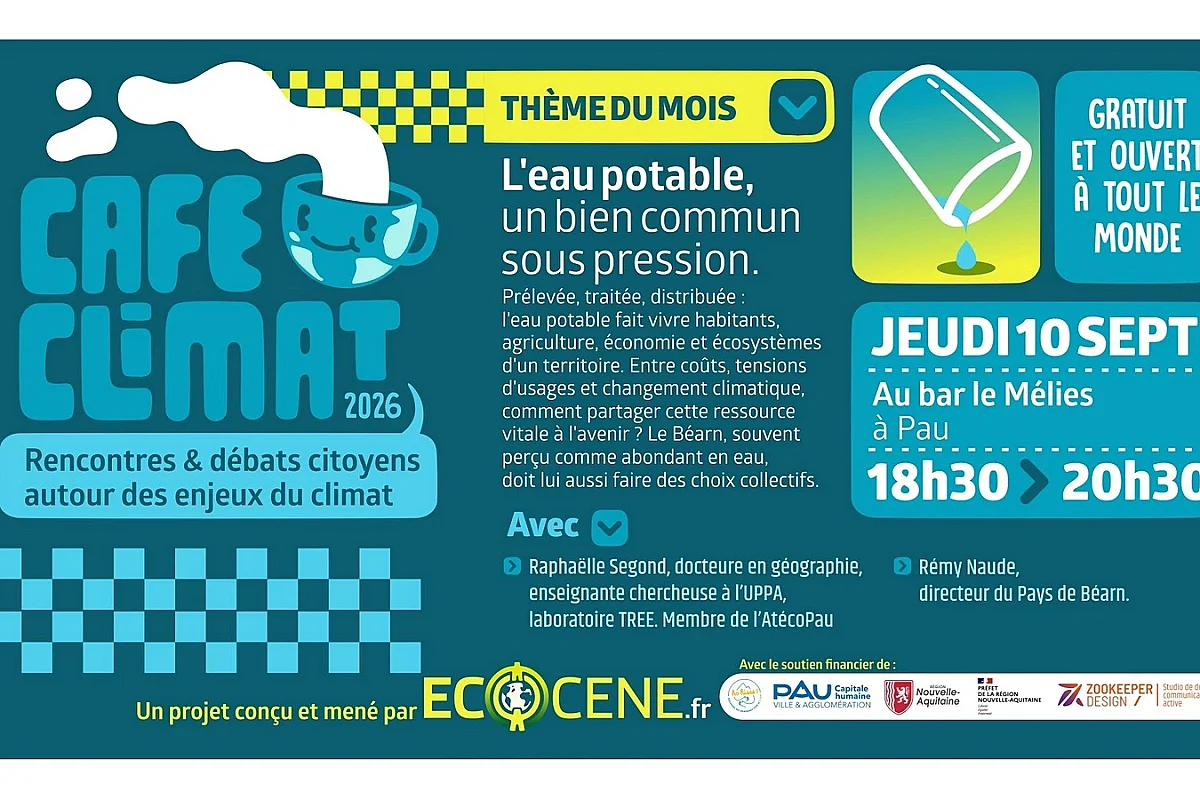 Café climat : L'eau potable, un bien commun sous pression